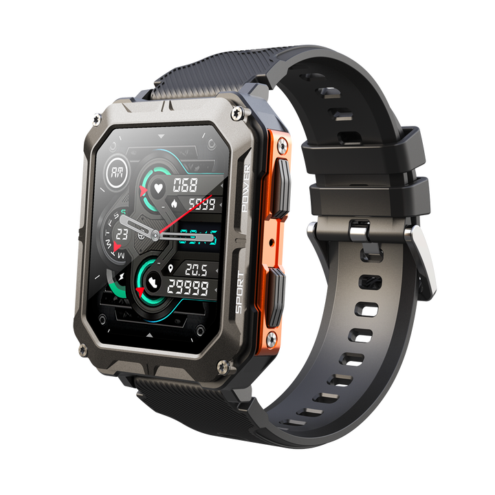 Gravity C20 Pro – Rugged Smartwatch with Bluetooth Calling & Fitness Tracking